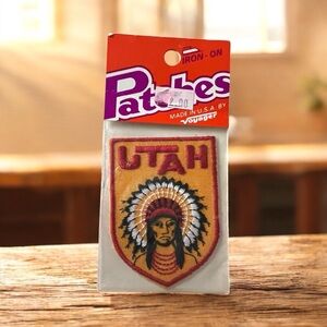Vintage 80’s Voyager UTAH Iron On Souvenir Patch NEW